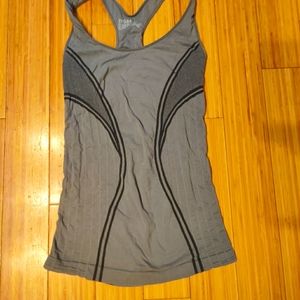 Zella Gray Workout Top Size M